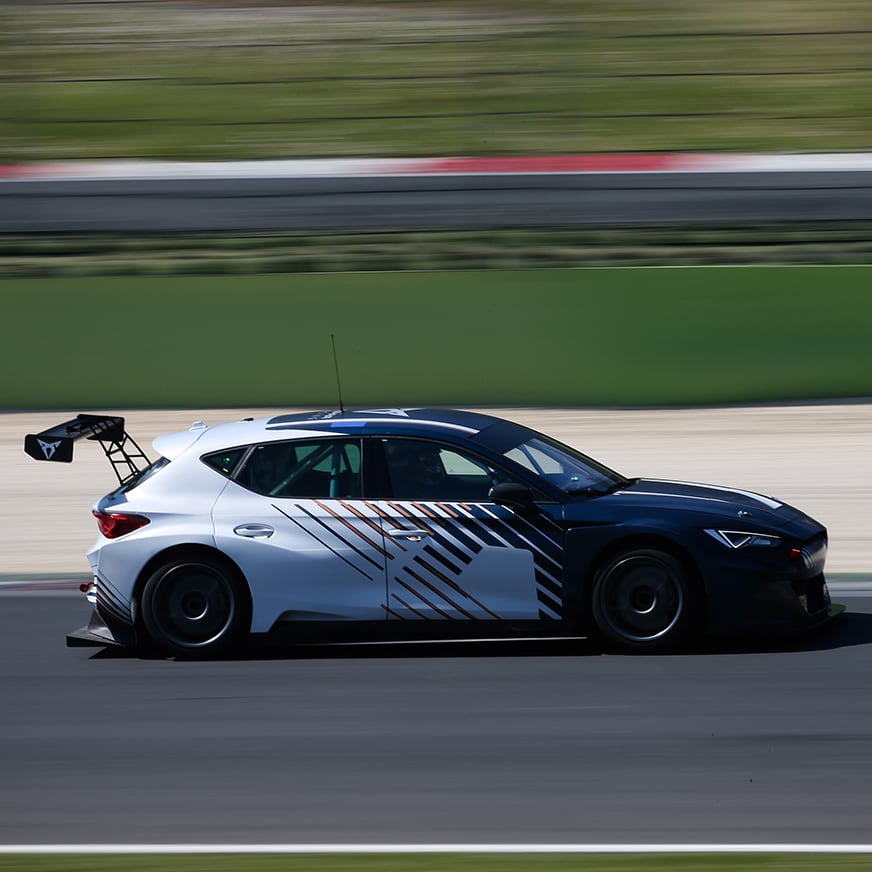 New Cupra Leon E Racer Electric Racing Car